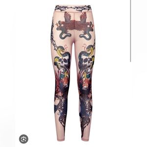 Philipp Plein Tattoo Leggings